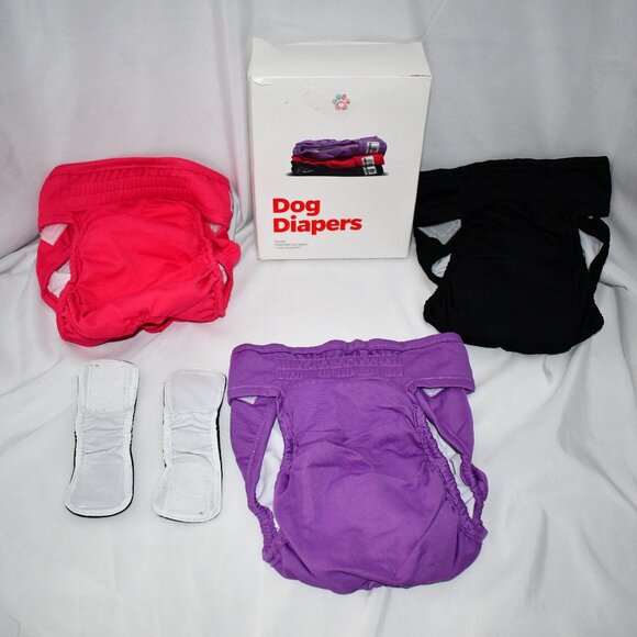 Pet Parents Premium Washable Female Dog Diapers & Extender 3 pack-Size: Large NI - Picture 2 of 4